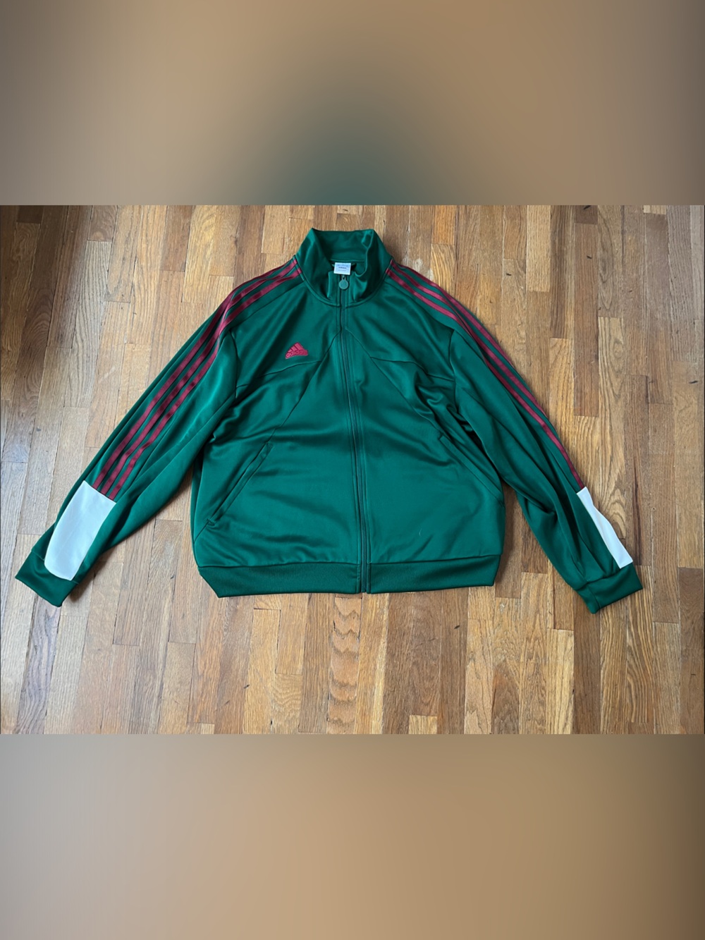 🇲🇽 Adidas ⚽️Mexico Colors Adidas Track Jacket and Pants Set Tracksuit FIFA XL - Picture 4 of 9